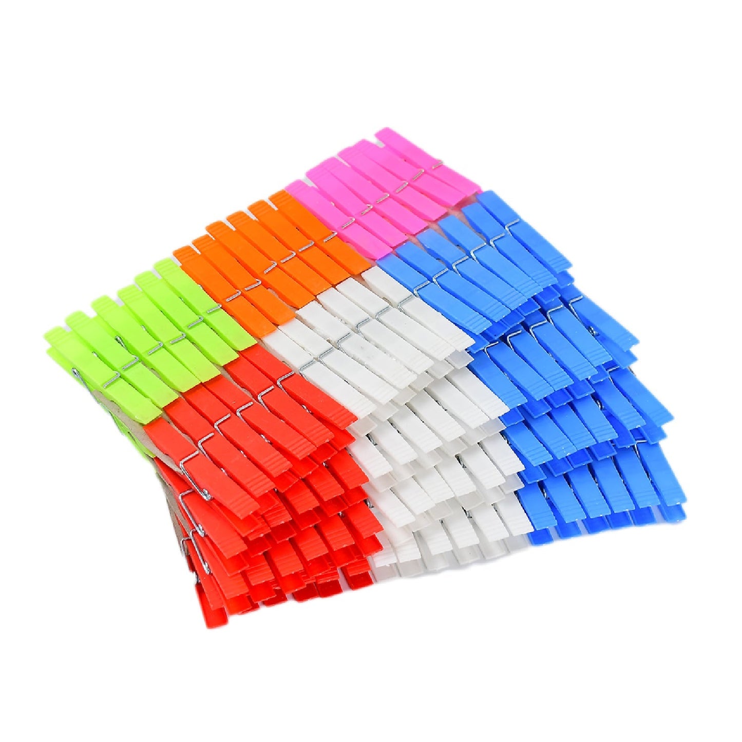 6216  Multi Purpose Plastic Clothes Clips for Cloth Drying Clips (set of 144Pc) DeoDap