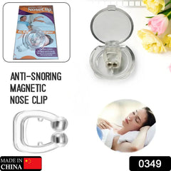 0349 Anti Snore device for men and woman Silicone Magnetic Nose Clip For heavy Snoring sleeper, Snore Stopper, Anti Snoring Device (1 Pc)