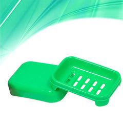 1128 Covered Soap keeping Plastic Case for Bathroom use DeoDap