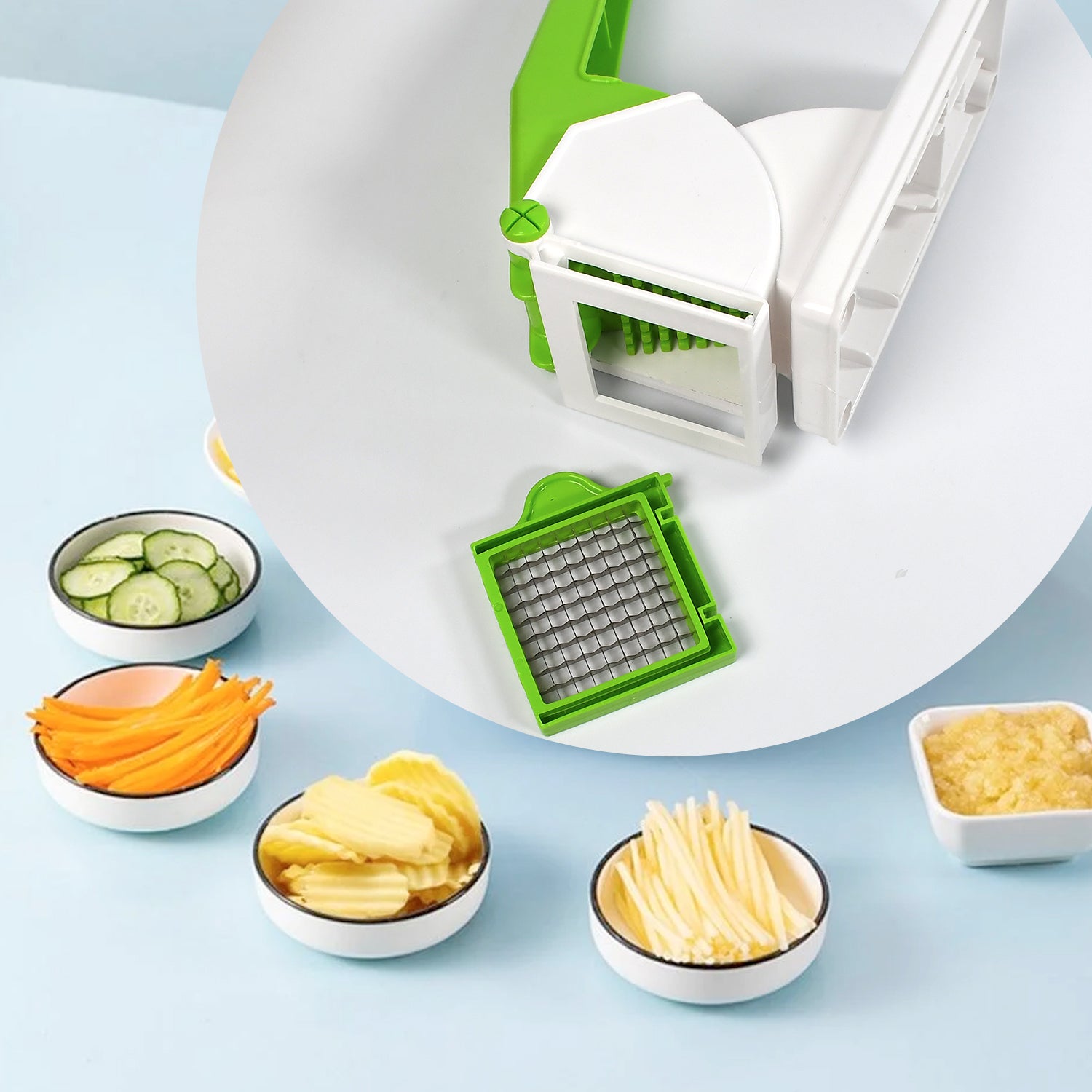 5337 French Fries Chips Maker Machine | Snacks Cutter/Chipser | Vegetable Slicer/Chopper | Kitchen Gadgets | Kitchen Tool & Accessories DeoDap