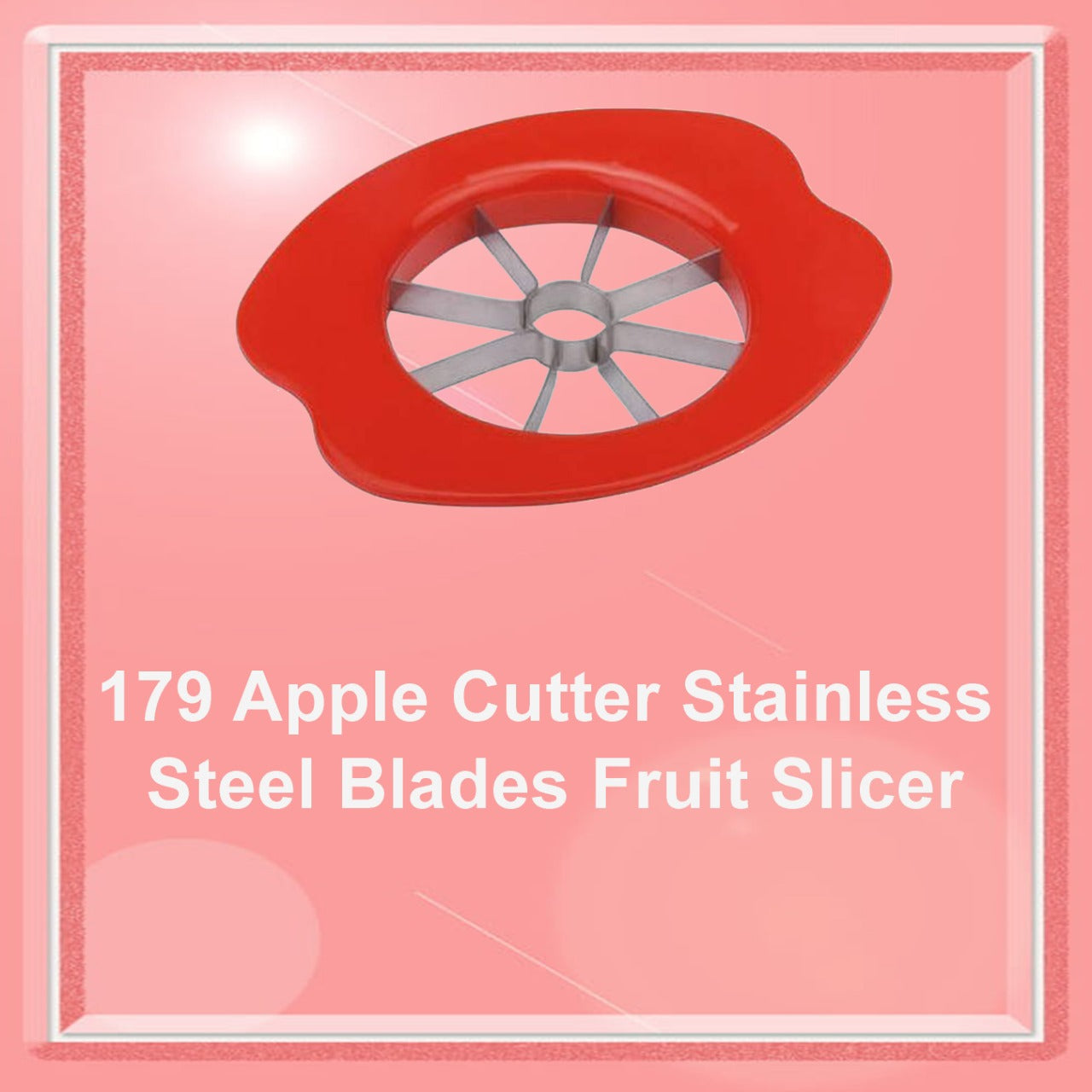 179 Apple Cutter Stainless Steel Blades Fruit Slicer DeoDap