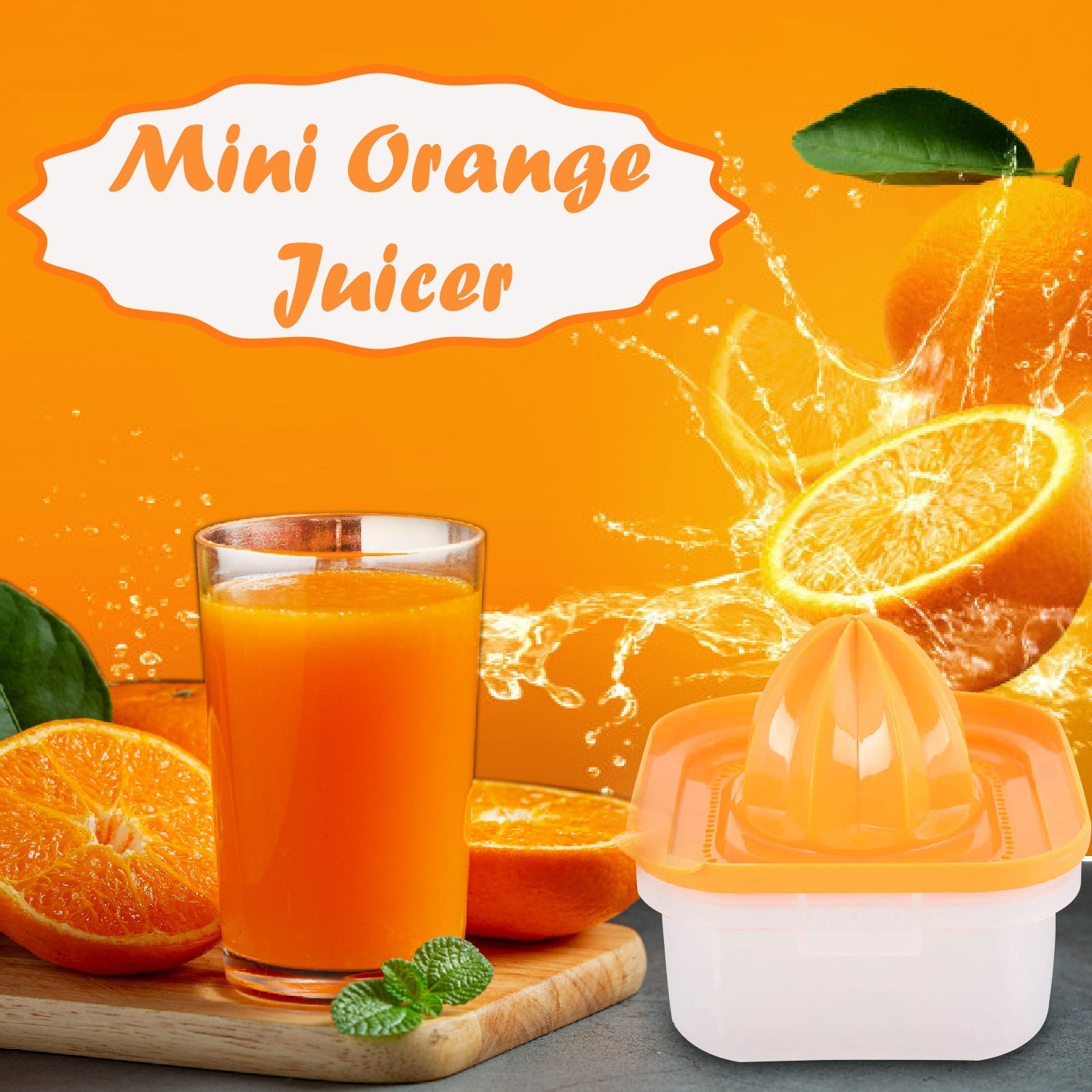 2421 Plastic Manual Juicer for Lime Orange DeoDap