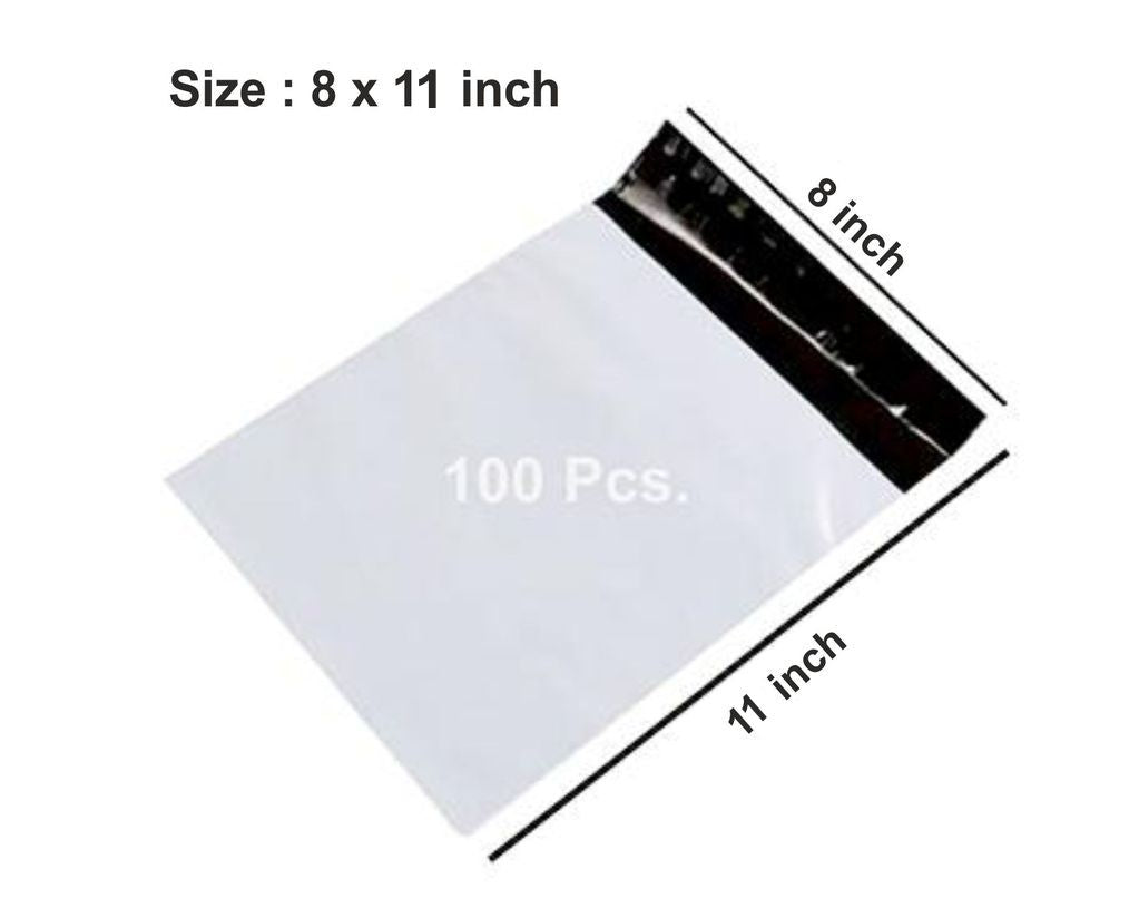0928 Tamper Proof Polybag Pouches Cover for Shipping Packing (Size 8x11) DeoDap
