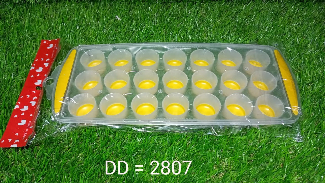 2807 Rubber Flexible Silicone Honeycomb Shape Cavity Ice Cube Trays for Freezer DeoDap