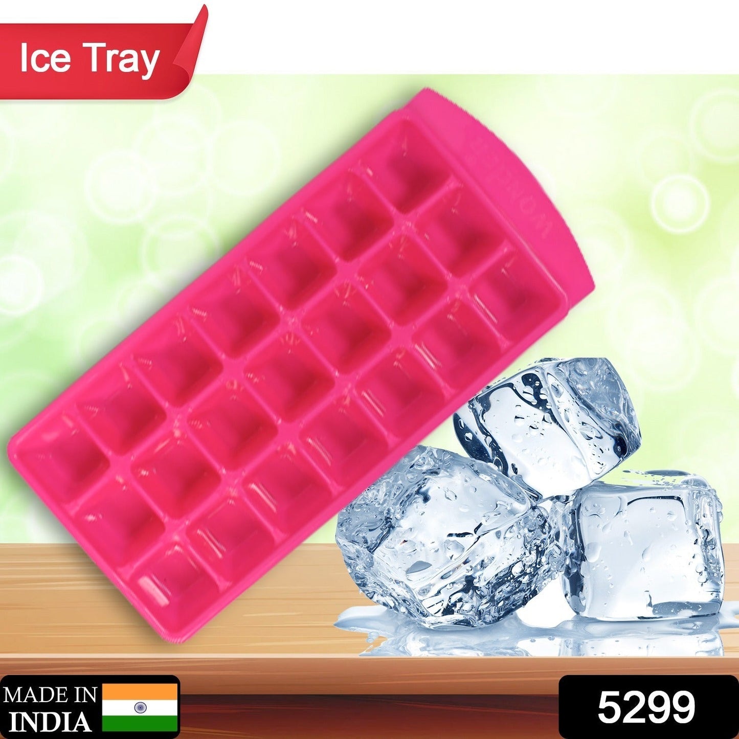 5299 Ice Cubes Tray, Easy to Clean Non‑Toxic Ice Mold Safe for Freezing Coffee Fruits for Family DeoDap