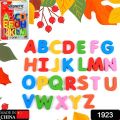 1923 English A to Z Small letter Colorful Magnetic Alphabet to Educate Kids in Fun Play & Learn | Toy for Preschool Learning, Spelling, Counting (26 Alphabet)