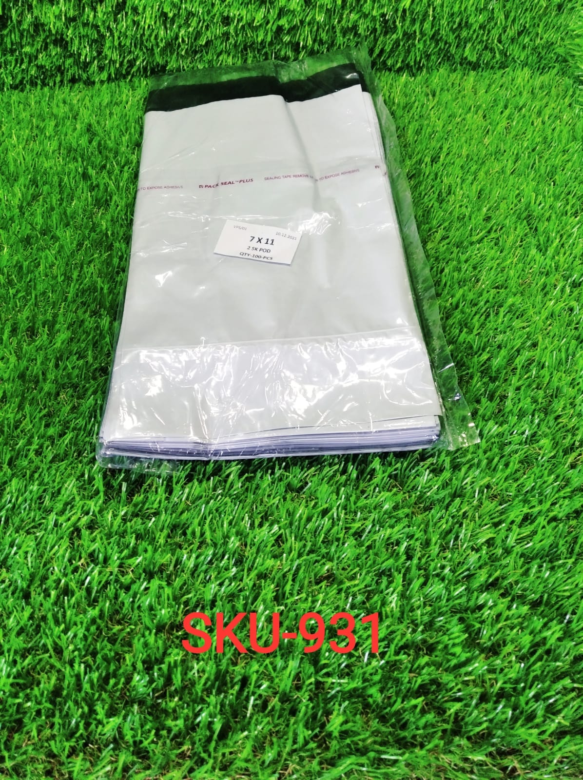 0931  POD pouch Secure Tamper Proof Courier Bags,100 pcs (7 x 11 Inch) DeoDap