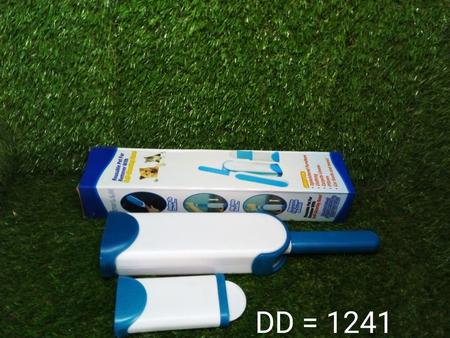 1241 Pet Hair Remover Multi-Purpose Double Sided Self-Cleaning and Reusable Pet Fur Remover DeoDap