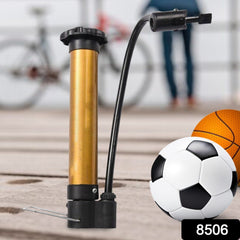 8506 Hand Air Ball Pump, Metal Portable High Pressure Air Pump Mini Basketball Inflator for Balls, Basketball, Soccer, Volleyball, Football, Inflatable and More