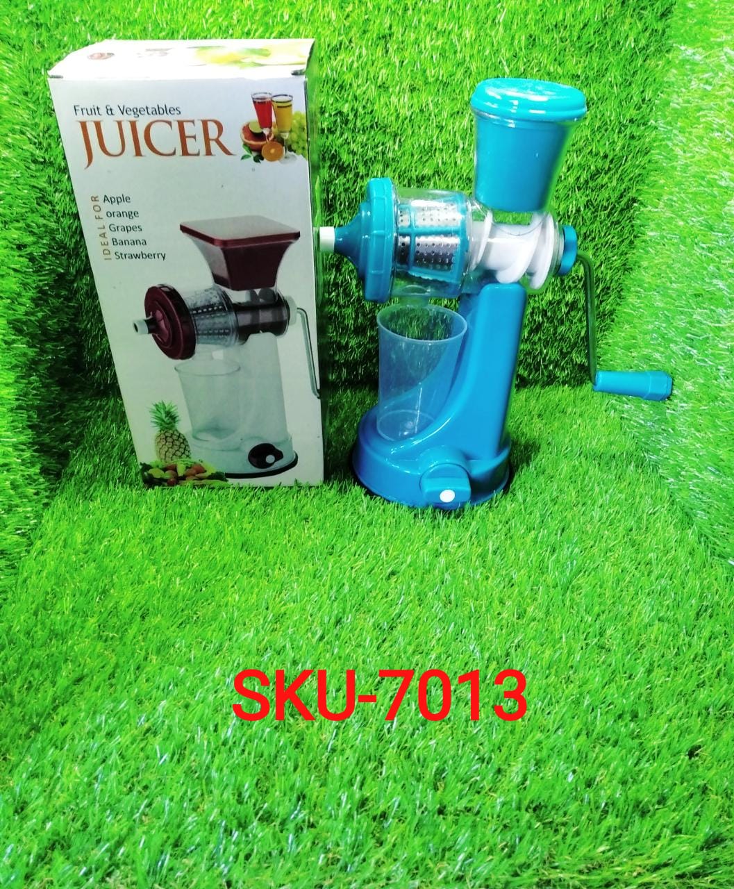 7013 Manual Fruit Vegetable Juicer with Strainer (Multicolour) DeoDap