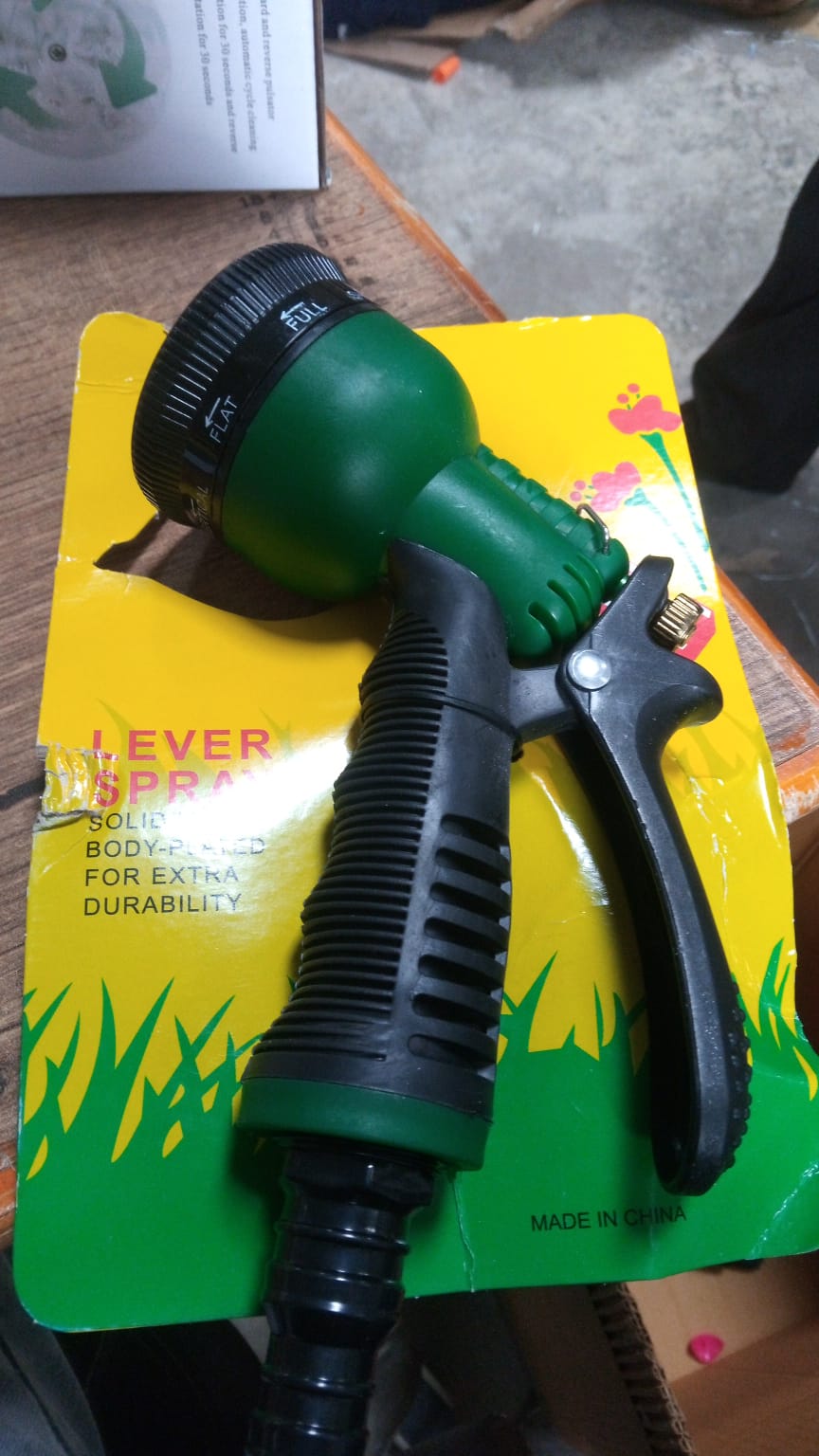 7515 Adjustable 8 Pattern Water Spray Gun Trigger High Pressure For vehicle & cleaning Garden Lawn, Grass rinse, flat, soak & washing for Car Bike Plants Pressure Washer water Nozzle