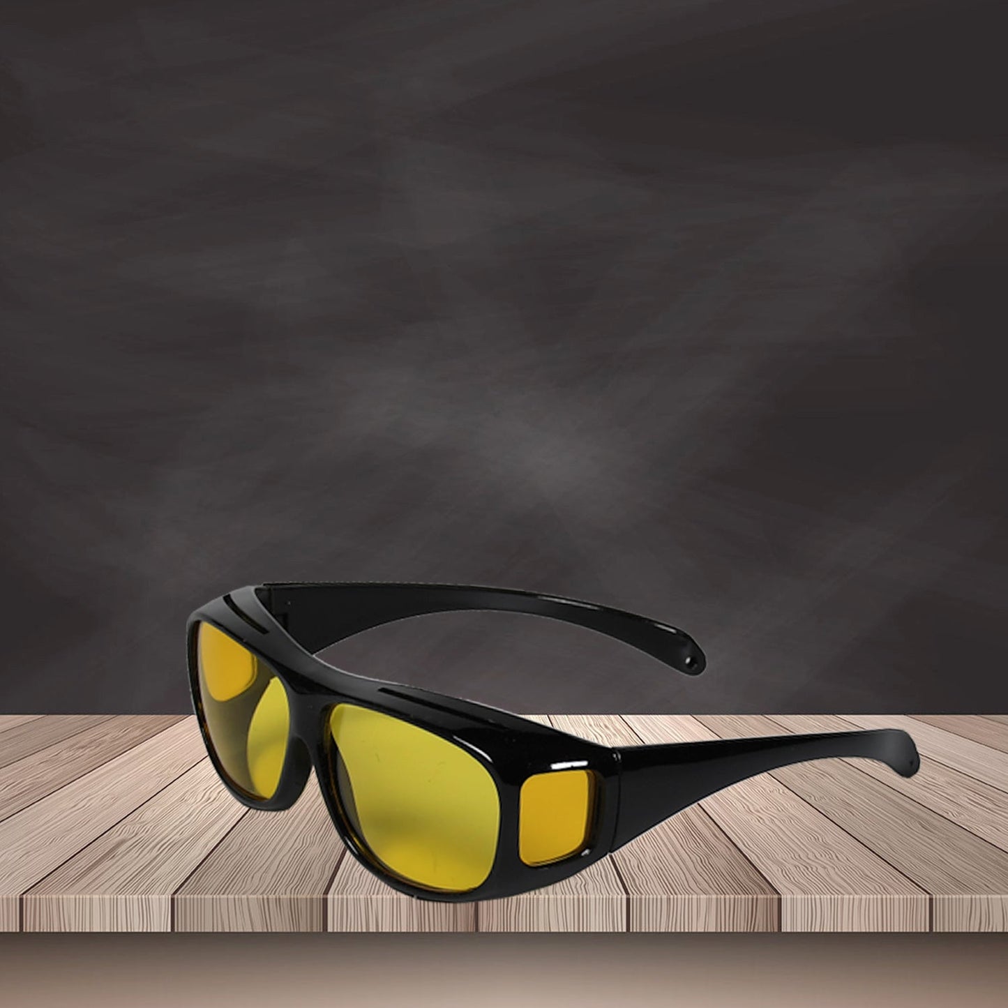 7704  Night Driving Polarized HD Vision Glasses | Anti Glare 100% UV Protected Goggles | Night Bike Riding Car driving Glasses For Men & Women Use DeoDap